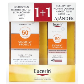 Eucerin Sun Extra könnyű Csomag 150ml+50ml