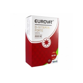 Eurovit D-Vitamin Forte 3000 NE tabletta 60X