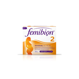 Femibion 2 Várandósság étrend-kiegészítő  8 heti adag, 56 db kapszula + 56 db tabletta