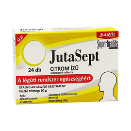 JutaVit  Jutasept Citrom szopogató tabletta 24X
