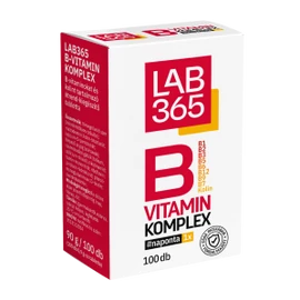 LAB365 Szerves magnézium + B6-vitamin tabletta 90X