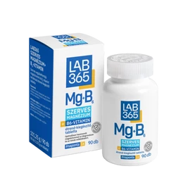 LAB365 Szerves magnézium + B6-vitamin tabletta 90X