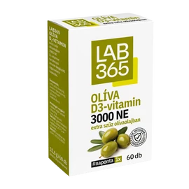 LAB365 Olíva D3-vitamin 3000NE lágyzselatin kapszula 60X