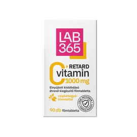 LAB365 C-Vitamin 1000mg Retard Filmtabletta Csipkebogyó Kivonattal 90X