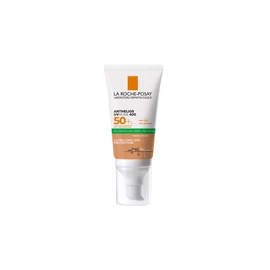 La Roche-Posay Anthelios UVMUNE  mattító hatású gél-krém arcra színezett SPF 50+ 50 ml