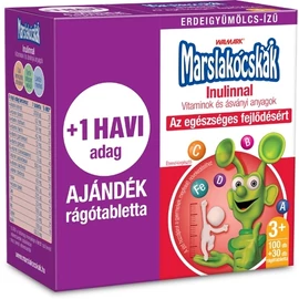 Marslakócskák Inulinnal erdeigyümölcs-ízű rágótabletta 100+30db