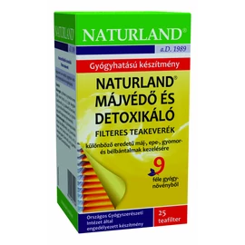 Naturland májvédő, detoxikáló tea filteres 25x1,5g