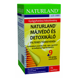 Naturland májvédő, detoxikáló tea filteres 25x1,5g