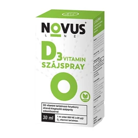 Novus Line D3 vitamint tartalmazó folyékony étrend-kiegészítő szájspray édesítőszerrel 30 ml