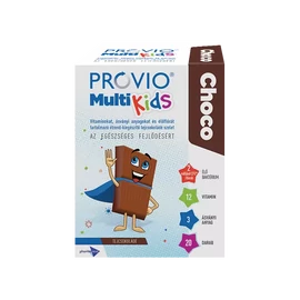 Provio Multi Kids Choco étrend-kiegészítő tejcsokoládé 20X