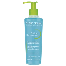 Bioderma Sébium Moussant tisztító habzó gél zsíros bőrre 200ml