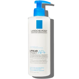 La Roche-Posay Lipikar Syndet AP+ lipidpótló krém-tusfürdő irritáció és viszketés ellen 400 ml