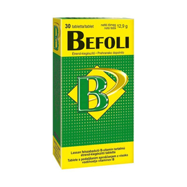 Befoli B-vitamin tartalmú retard tabletta 30X
