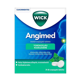 Wick Angimed citrom szopogató tabletta 24X