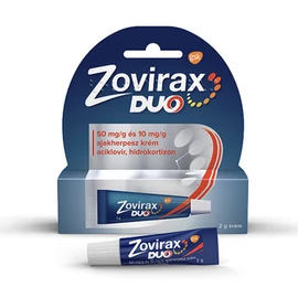  Zovirax Duo 50 mg/g és 10 mg/g ajakherpesz krém 2 g