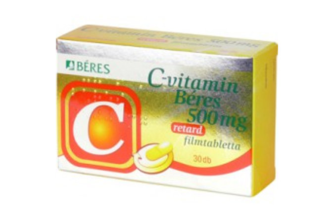 Béres C-vitamin 500mg retard 30x