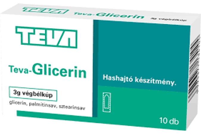 Teva-Glicerin 3g végbélkúp 10x
