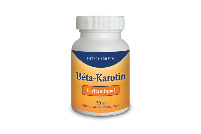 Interherb Vital Béta-Karotin E-vitaminnal kapszula 30x