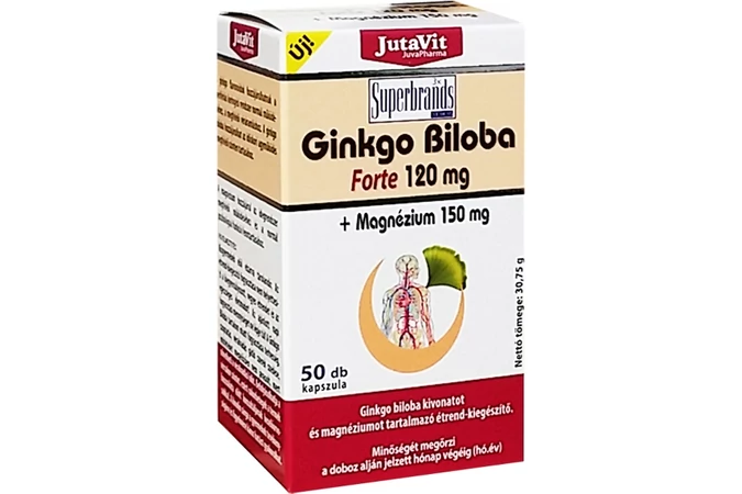 Jutavit Ginko Biloba Forte 120mg +150mg Magnézium 50x