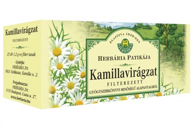 Kamillavirágzat filteres tea 25x1,2g