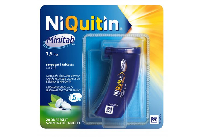 Niquitin Minitab 1,5mg szopogató tabletta 20x