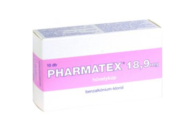 Pharmatex 18,9 mg hüvelykúp 10x