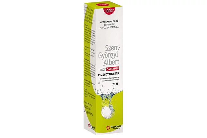 Szent-György Albert 1000mg C-vitamin pezsgőtabletta 20x