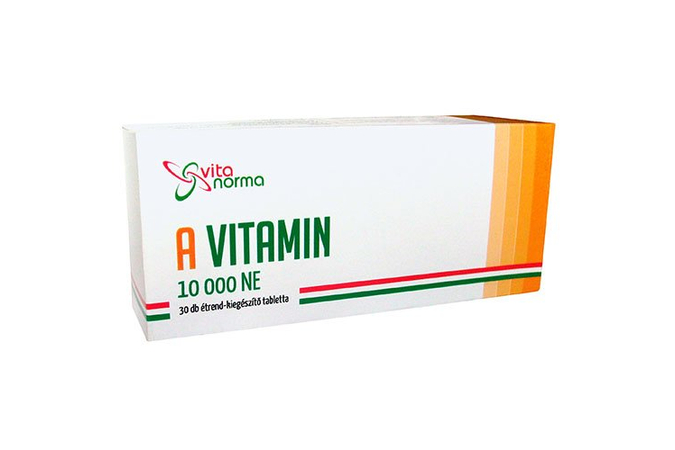 Vitanorma A-vitamin 10 000 NE tabletta 30x
