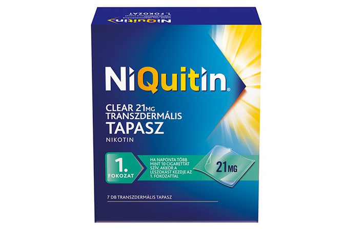 NiQuitin Clear 21 mg transzdermális tapasz 7x | BENU Online Gyógyszertár | BENU Gyógyszertár