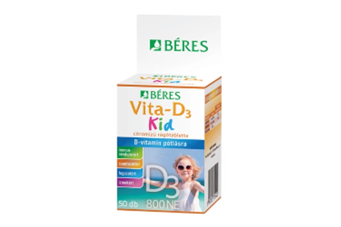 Béres Vita D3 Kid 800NE rágótabletta 50x