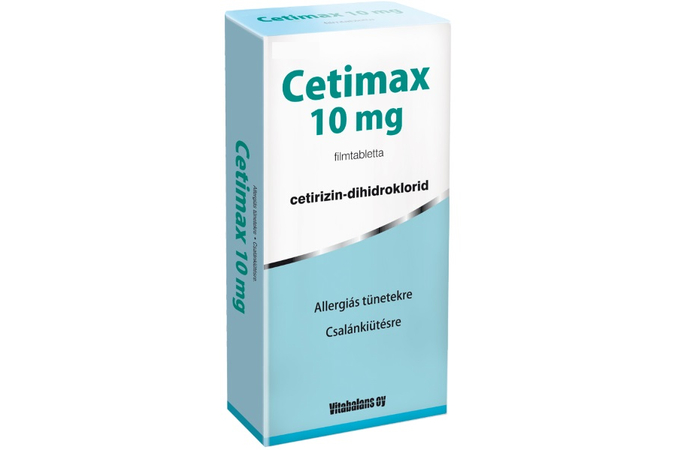 Cetimax 10mg filmtabletta 100X