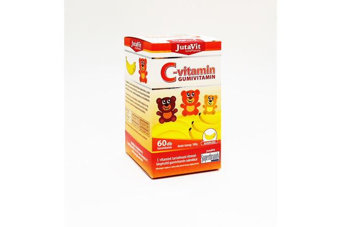 Jutavit C-vitamin banánízű gumivitamin 60X