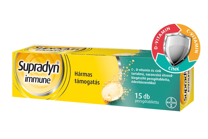 Supradyne Immune pezsgőtabletta 15X