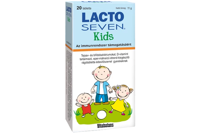 Lacto Seven Kids rágótabletta 20X