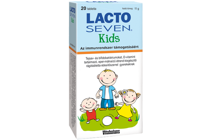 Lacto Seven Kids rágótabletta 20X