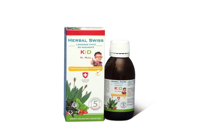 Herbal Swiss Kid étrendkiegészítő folyadék 150 ml