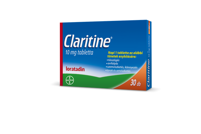 Claritine 10 mg tabletta 30X