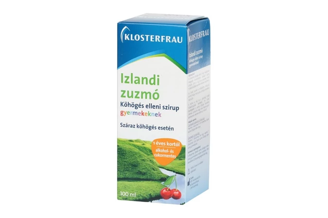  Klosterfrau izlandi zuzmó köhögés elleni szirup gyerekeknek 100 ml