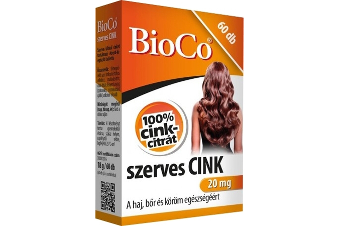 Bioco Szerves Cink tabletta 60X