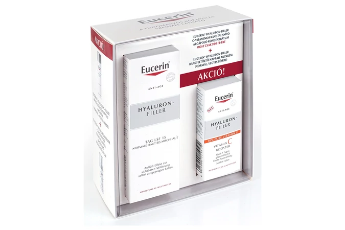 EUCERIN Hyaluron-Filler Ránctalanító és ráncfeltöltő csomag normál bőrre Lejár: 2022.03.31