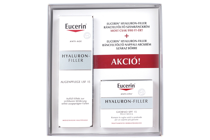 Eucerin Hyaluron-Filler Ráncfeltöltő szemránckrém 15 ml - Hyaluron-filler ráncfeltöltő termékcsalád