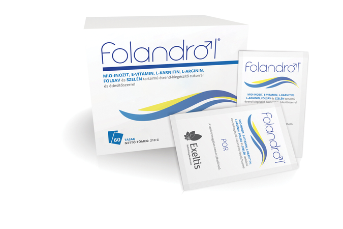 Folandrol mio-inozit, folsav, szelén és antioxidáns tartalmú étrend-kiegészítő 60x