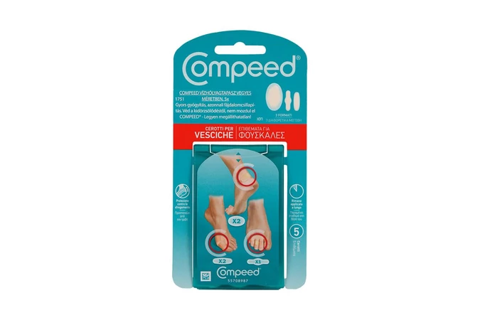 Compeed vízhólyagtapasz Vegyes méretben 5X