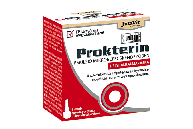 Jutavit Prokterin emulzió mikrobefecskendezőbe 6X