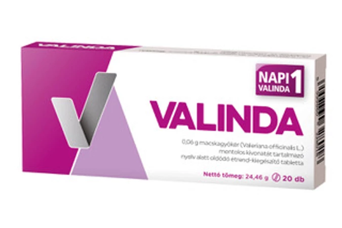 Valinda  0,06g macskagyökér tabletta 20X