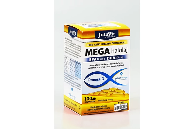 Jutavit Mega Halolaj 1000mg lágykapszula 100X