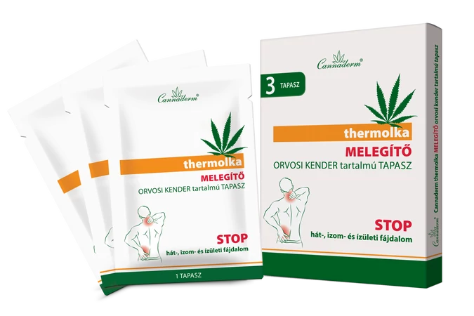 Cannaderm Thermolka melegítő tapasz 3X