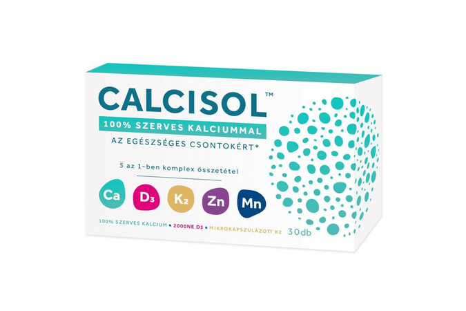 Calcisol 100% szerves kalcium 5 az 1-ben filmtabletta 30X