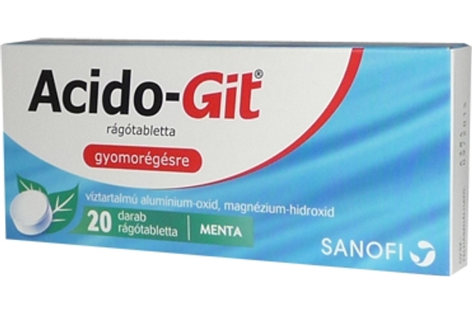 Acido-Git rágótabletta 20x