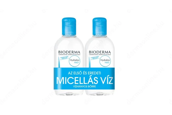 Bioderma Hydrabio H2O arc- és sminklemosó 250 ml+250 ml DUO PACK